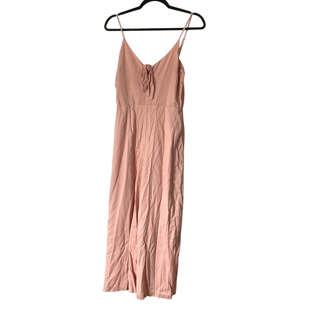 Tie Front Jumpsuit Pink Flowy Doll By Dress‎ And Dwell Size Small